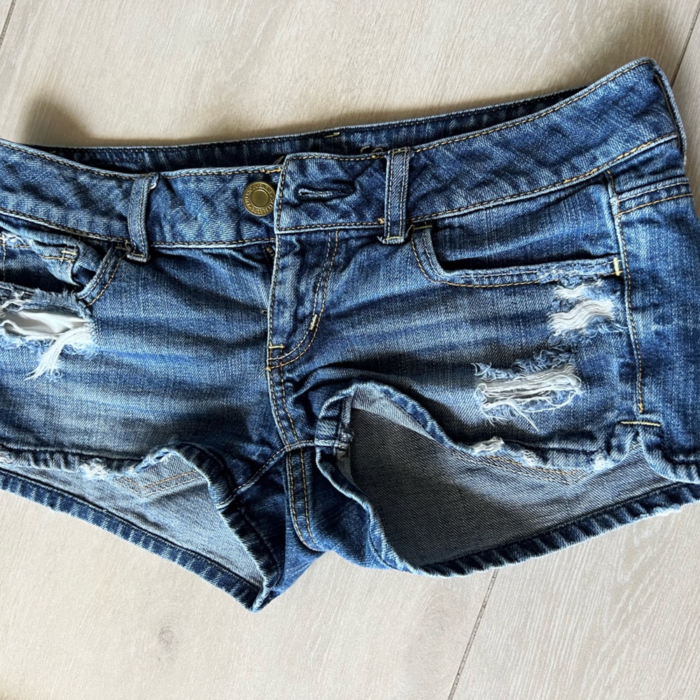 American eagle jean shorts